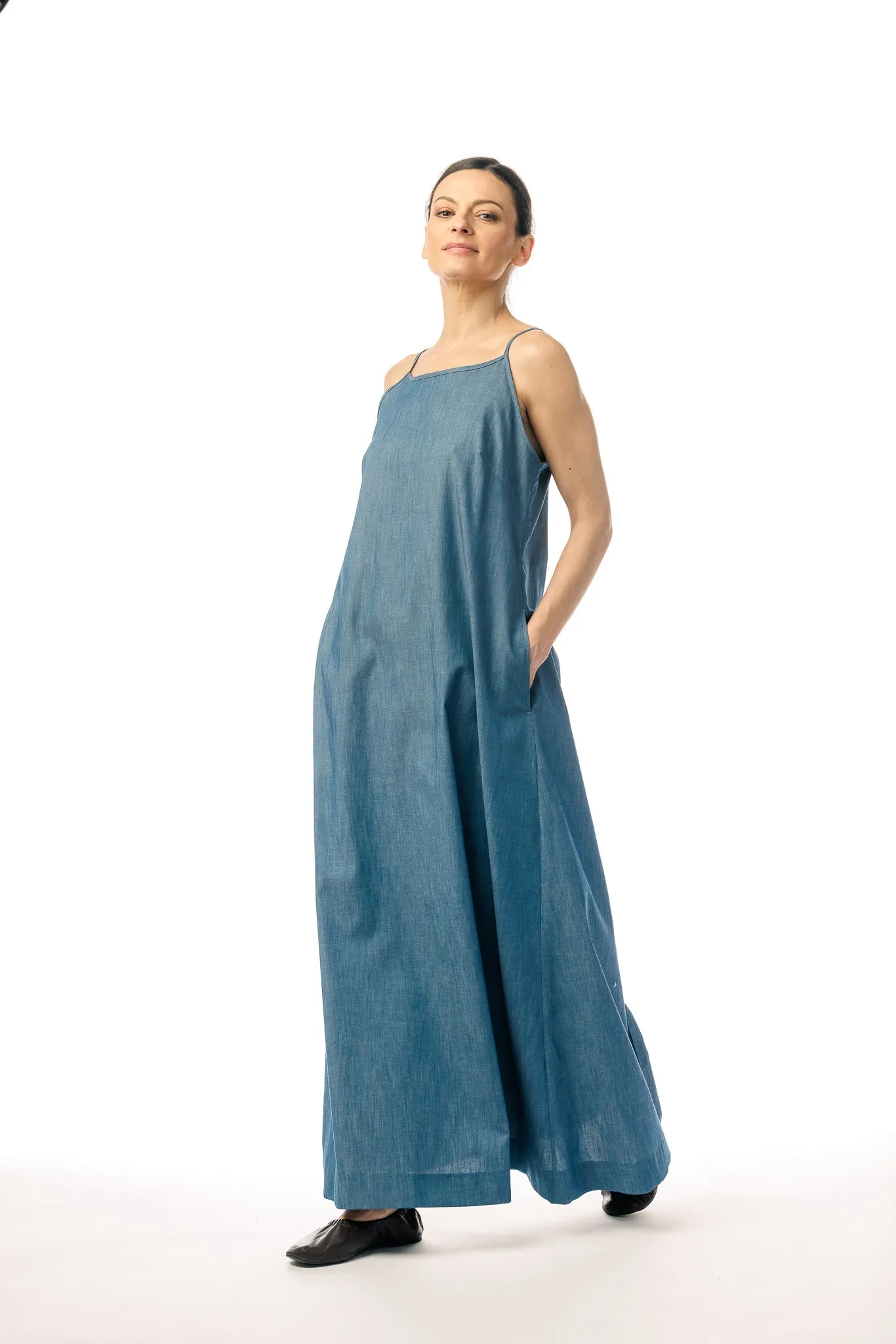 Denim Cotton Arcade Dress