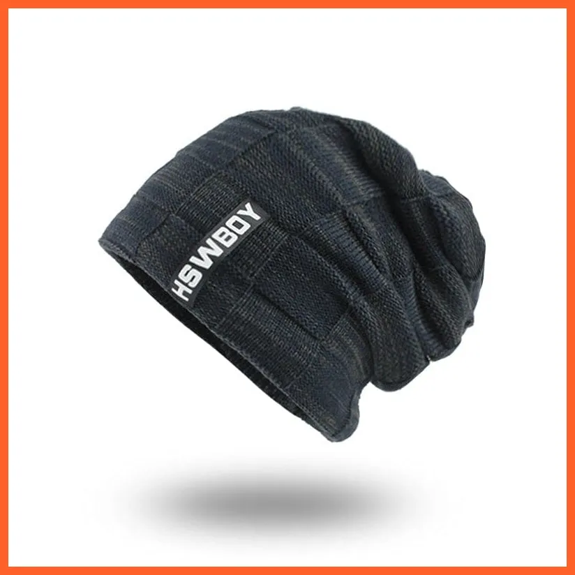 Winter Knitted Hat Beanie Men Skullies Beanies | Winter Hats For Women Men Caps Mask Brand Hats